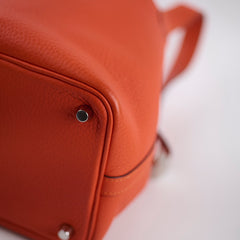 Hermes Picotin 18 Feu Clemence Leather T Stamp