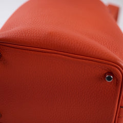 Hermes Picotin 18 Feu Clemence Leather T Stamp