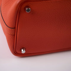Hermes Picotin 18 Feu Clemence Leather T Stamp