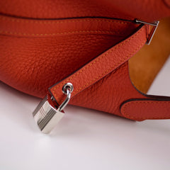 Hermes Picotin 18 Feu Clemence Leather T Stamp
