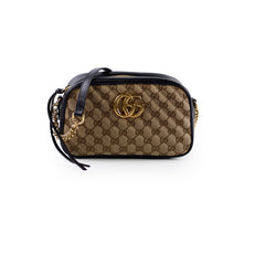 Gucci GG Marmont Small Camera Bag Brown