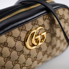 Gucci GG Marmont Small Camera Bag Brown