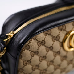 Gucci GG Marmont Small Camera Bag Brown