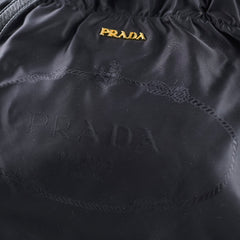 Prada Nylon Bow Shoulder Bag Black