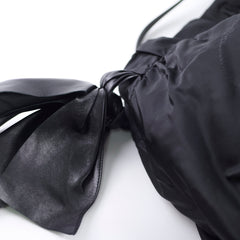 Prada Nylon Bow Shoulder Bag Black