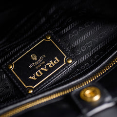 Prada Nylon Bow Shoulder Bag Black