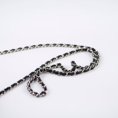 Chanel Lambskin Wallet On Chain WOC Black Series 19