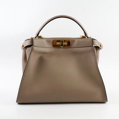 Fendi Medium Peekaboo Grey/Tortoiseshell