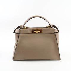 Fendi Medium Peekaboo Grey/Tortoiseshell