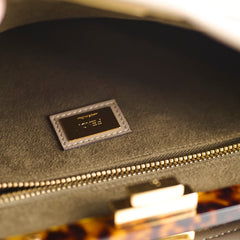 Fendi Medium Peekaboo Grey/Tortoiseshell