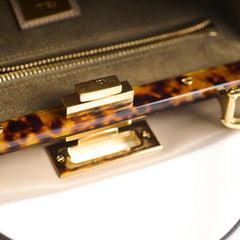 Fendi Medium Peekaboo Grey/Tortoiseshell