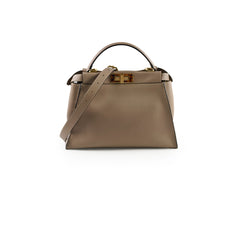 Fendi Medium Peekaboo Grey/Tortoiseshell