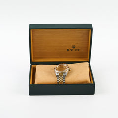 Rolex 36mm Datejust Twotone with Diamond Dial Watch