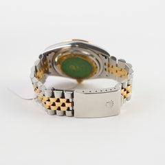 Rolex 36mm Datejust Twotone with Diamond Dial Watch