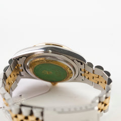 Rolex 36mm Datejust Twotone with Diamond Dial Watch