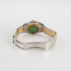 Rolex 36mm Datejust Twotone with Diamond Dial Watch