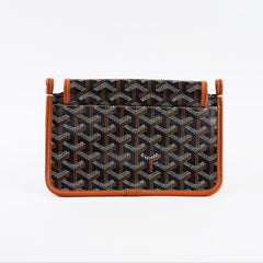 Goyard Goyardine Plumet Pocket Wallet Crossbody Bag Tan