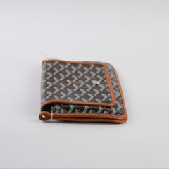 Goyard Goyardine Plumet Pocket Wallet Crossbody Bag Tan