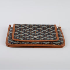 Goyard Goyardine Plumet Pocket Wallet Crossbody Bag Tan