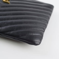 Saint Laurent Wristlet Pouch Black