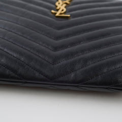 Saint Laurent Wristlet Pouch Black