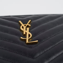 Saint Laurent Wristlet Pouch Black