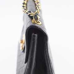 Chanel Vintage Maxi Single Flap Black