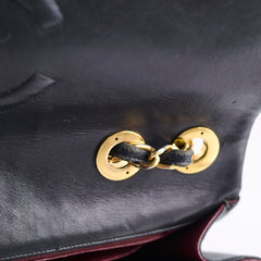 Chanel Vintage Maxi Single Flap Black