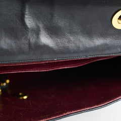 Chanel Vintage Maxi Single Flap Black