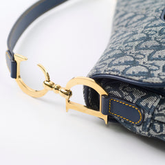 Christian Dior Saddle Medium Oblique Navy