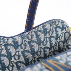 Christian Dior Saddle Medium Oblique Navy