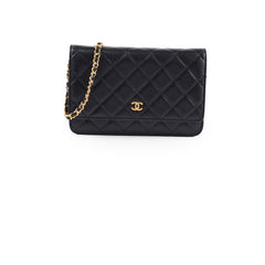 Chanel Caviar Wallet On Chain WOC Black 29 Series