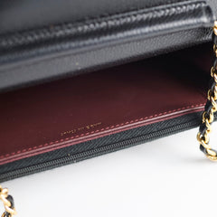 Chanel Caviar Wallet On Chain WOC Black 29 Series