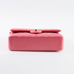 Chanel Caviar Medium Medium/Large Classic Flap Iridescent Pink
