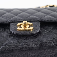 Chanel Caviar Medium Medium/Large Classic Flap Black