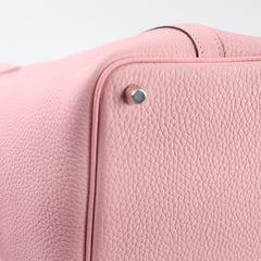 Hermes Rose Sakura Picotin 18 Clemence Leather U Stamp