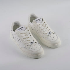 Chanel Interlocking CC Logo Trainer Women Size 38