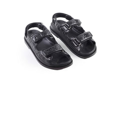 Chanel Dad Sandals Black Size 38