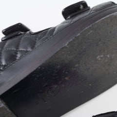 Chanel Dad Sandals Black Size 38