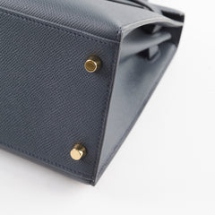 Hermes Kelly 28 Gris Misty Epsom Permabrass HW W Stamp