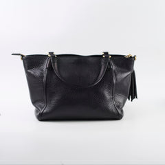 Gucci Soho Leather Tote Black