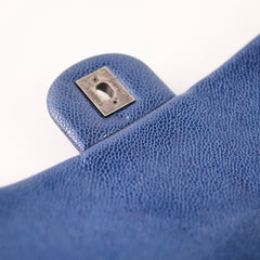 Chanel Caviar Easy Flap Blue Series 16