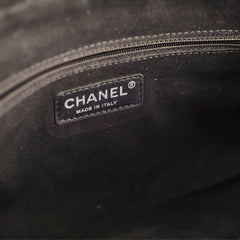 Chanel Caviar Easy Flap Blue Series 16