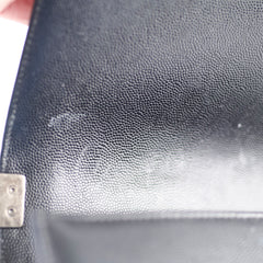 Chanel Caviar Old Medium Boy Black Series 28