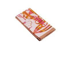 Hermes Scarf 42 x 42 Orange/Red