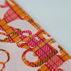 Hermes Scarf 42 x 42 Orange/Red