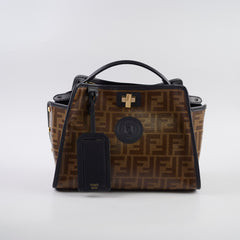 Fendi Mini Peekaboo Black with Defender