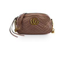 Gucci Small GG Marmont Camera Bag Dusty Pink