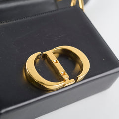 Dior 30 Montaigne Box Bag Black