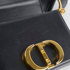 Dior 30 Montaigne Box Bag Black